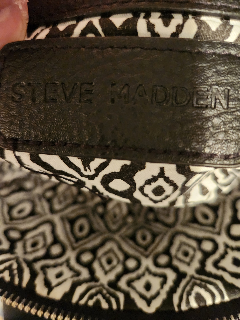 Steve Madden Women's Leather Clutch, Wristlet - Picture 5 of 11